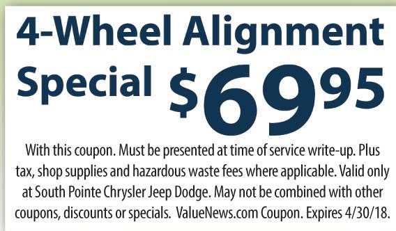 Chrysler coupons