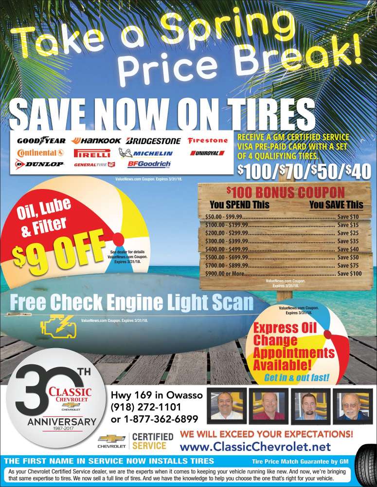 Chevrolet coupons discounts
