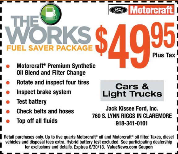 Ford service coupons printable