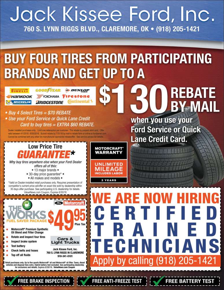Ford service coupons