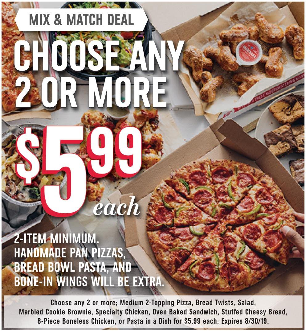dominoes coupons