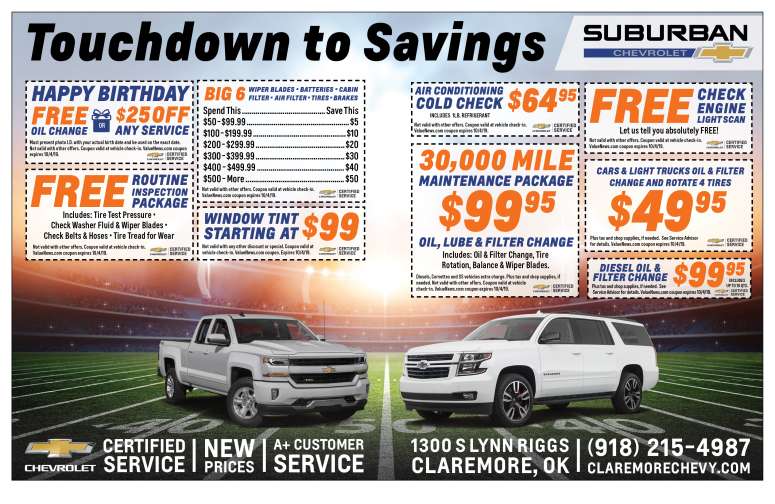 Suburban Chevrolet Coupons & Deals | Save at ValueNews.com