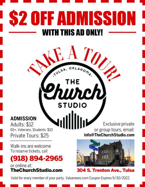 The Church Studio August 2022 Value News display ad image