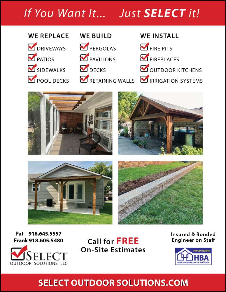 Select Outdoor Solutions of NE Oklahoma, serving Tulsa and surrounding areas; December 2022 verified savings, discounts, coupons and deals.