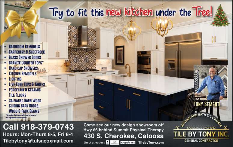 Tile by Tony of NE Oklahoma, serving Catoosa, Tulsa and surrounding areas; December 2022 verified savings, discounts, coupons and deals.