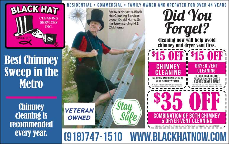 Black Hat Cleaning Services January 2022 Value News display ad image