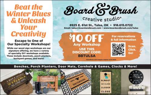 Board & Brush Creative Studio January 2022 Value News display ad image