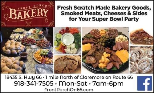 Front Porch Bakery & SmokeHouse January 2022 Value News display ad image