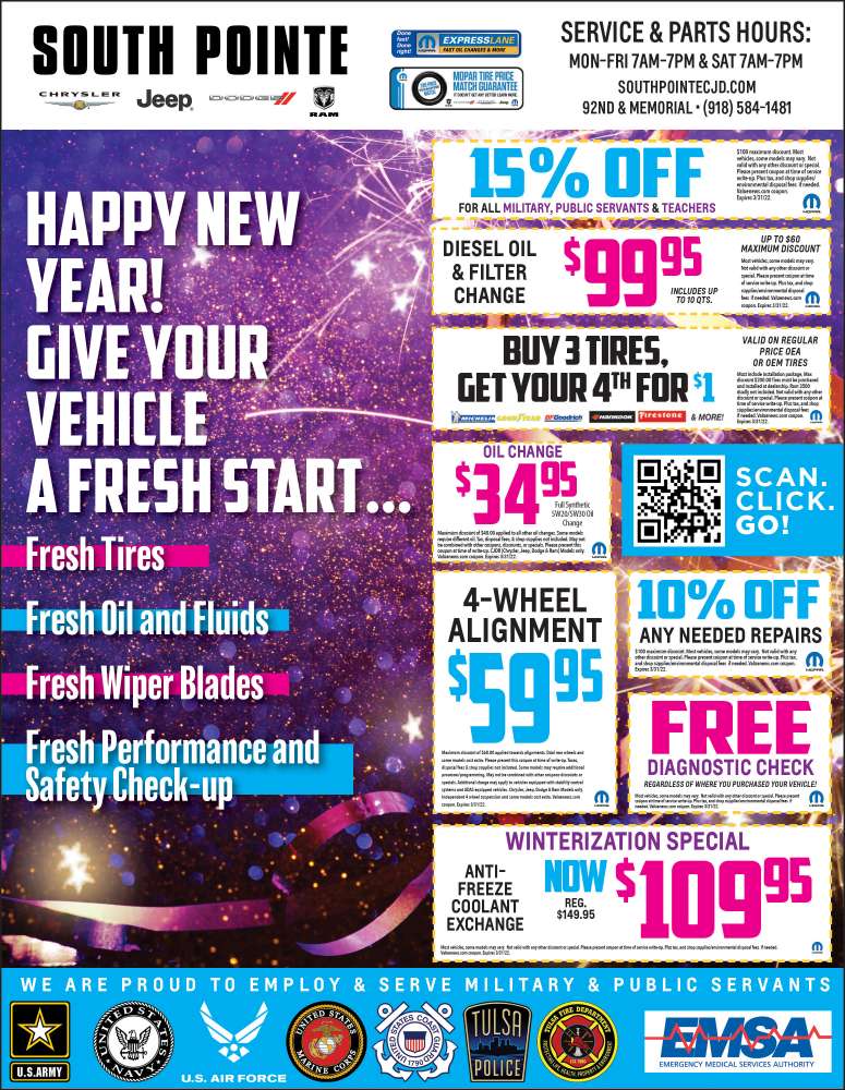 South Pointe Chrysler Jeep Dodge January 2022 Value News display ad image