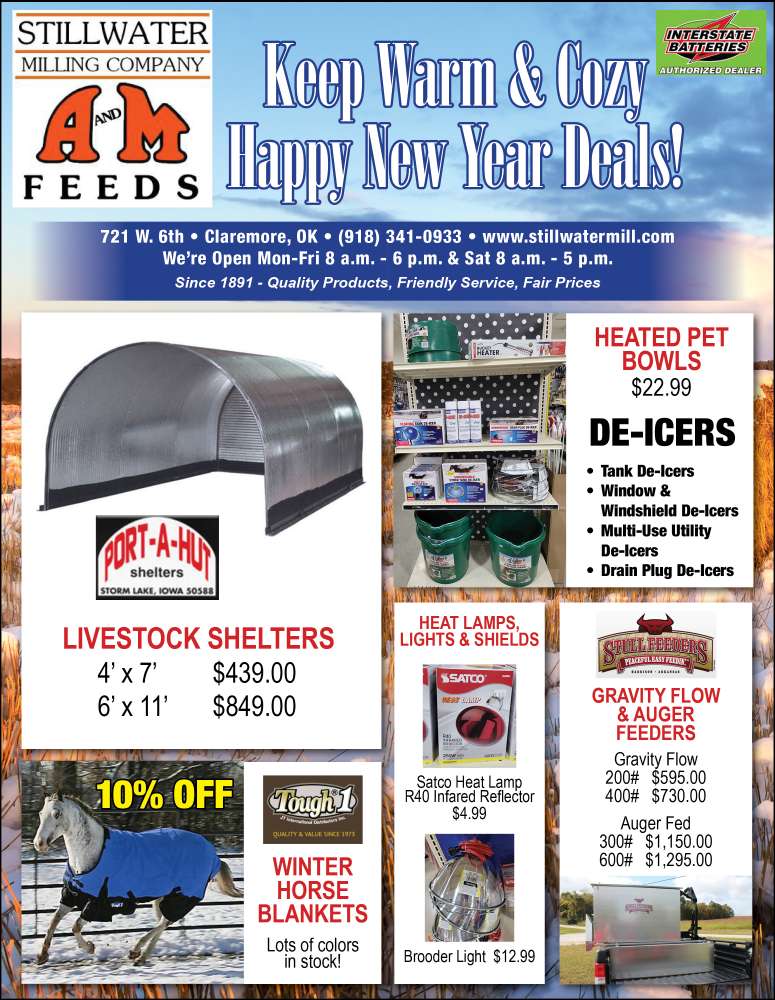 Stillwater Milling Co. January 2022 Value News display ad image