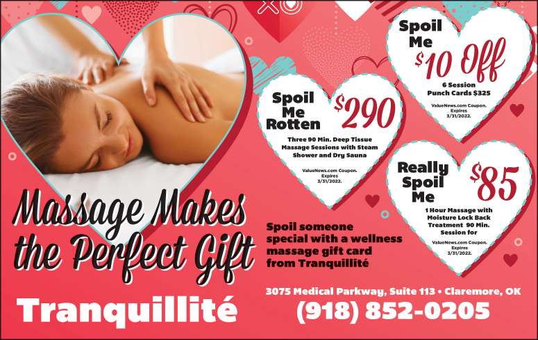 Tranquillité Spa January 2022 Value News display ad image