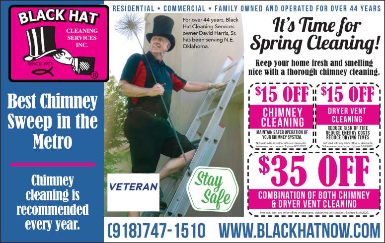 Black Hat Cleaning Services July 2022 Value News display ad image