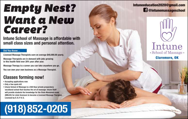 Intune School of Massage May 2022 Value News display ad image