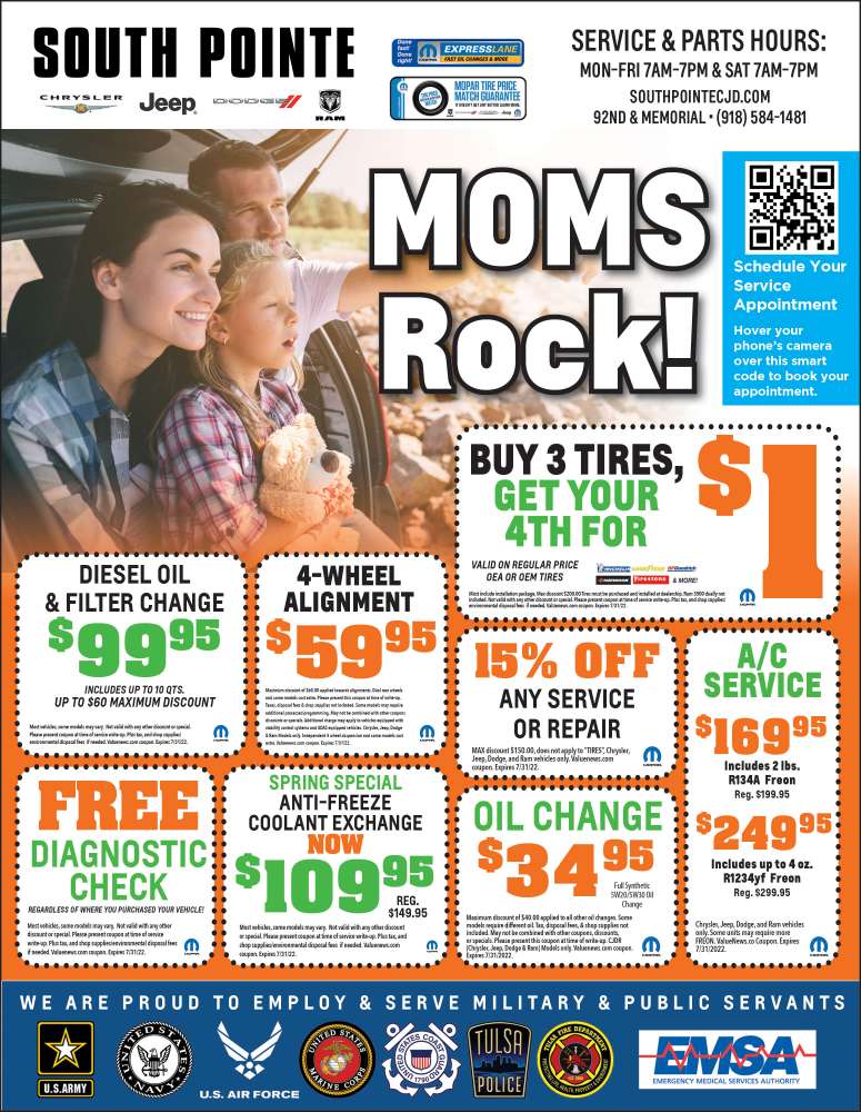 South Pointe Chrysler Jeep Dodge May 2022 Value News display ad image