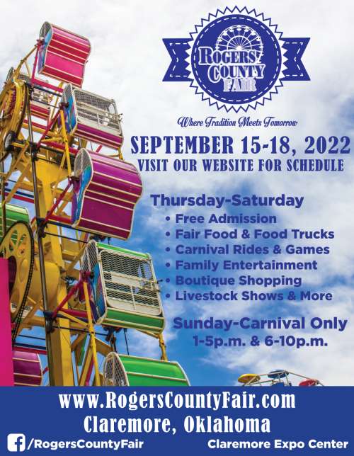 Rogers County Fair September 2022 Value News display ad image