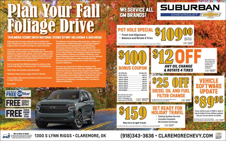 Suburban Chevrolet September 2022 Value News display ad image