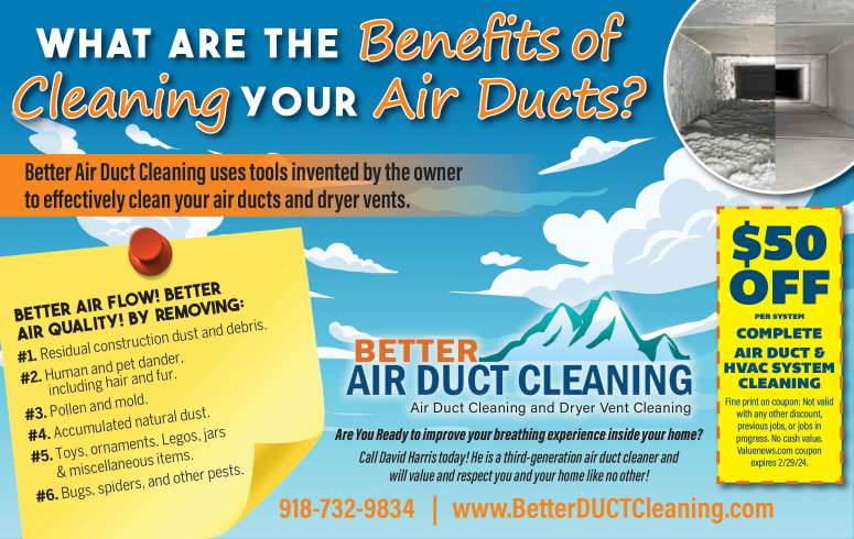 Better Air Duct Cleaning December 2023 Value News display ad image
