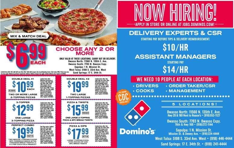 Domino's Pizza January 2023 Value News display ad image