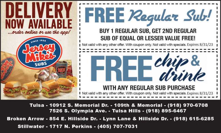 Jersey Mike's Subs June 2023 Value News display ad image