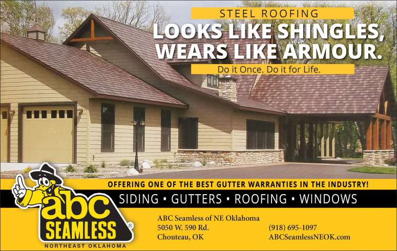 ABC Seamless of NE Oklahoma, Chouteau, OK March 2023 Value News display ad image