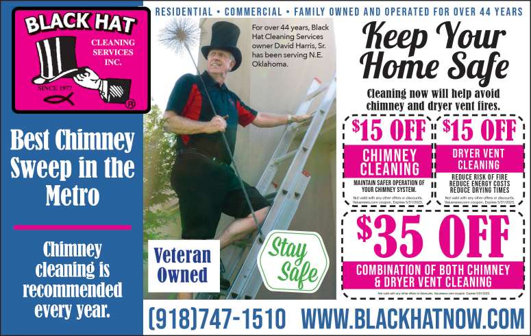 Black Hat Cleaning Services March 2023 Value News display ad image
