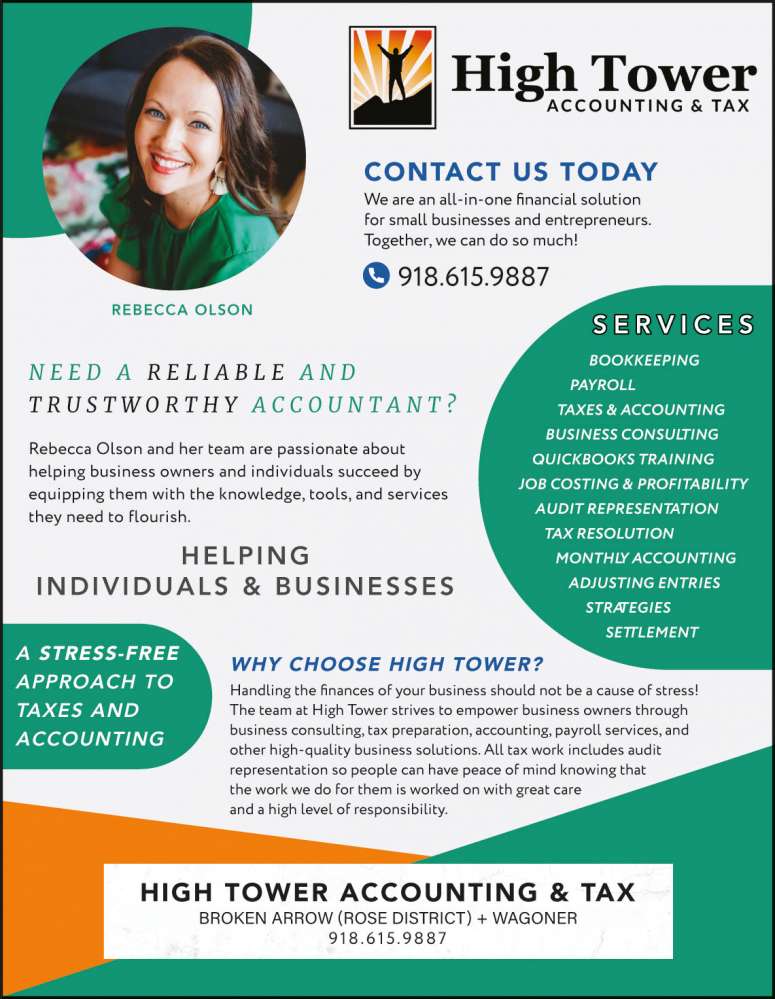 High Tower Accounting & Tax March 2023 Value News display ad image
