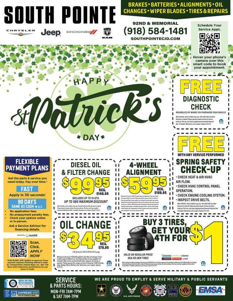 South Pointe Chrysler Jeep Dodge RAM March 2023 Value News display ad image