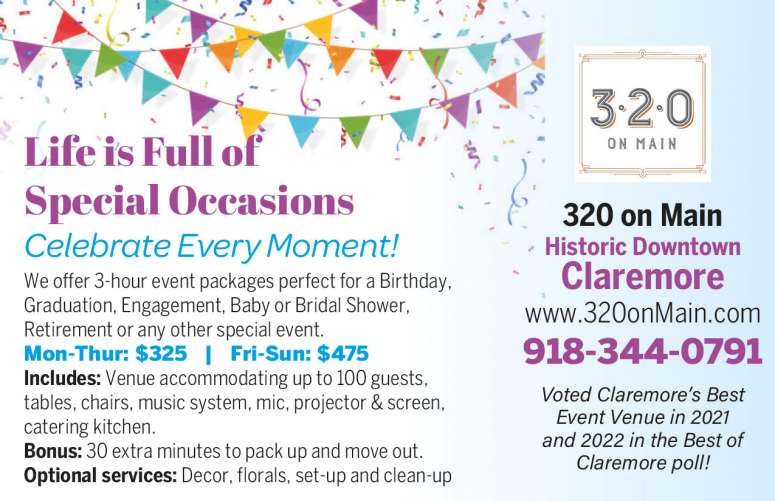 Three Twenty on Main March 2023 Value News display ad image
