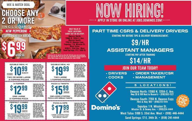 Domino's Pizza November 2023 Value News display ad image