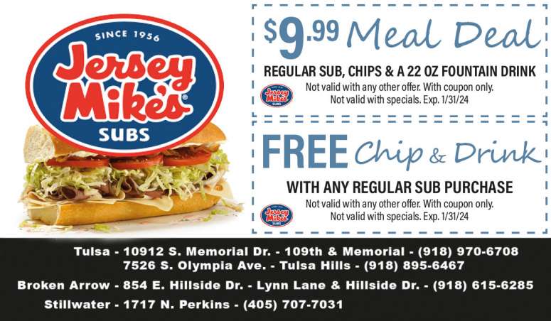 Jersey Mike's Subs November 2023 Value News display ad image