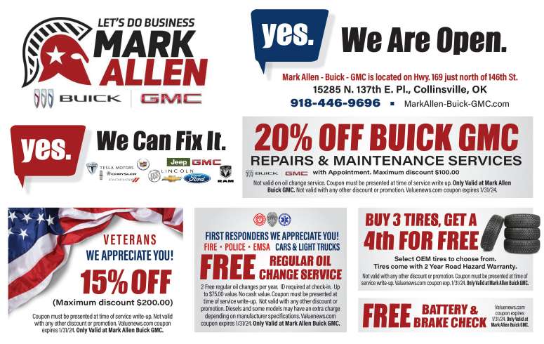 Mark Allen Buick GMC November 2023 Value News display ad image