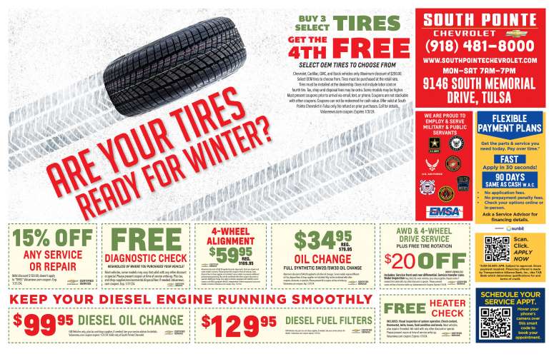 South Pointe Chevrolet November 2023 Value News display ad image