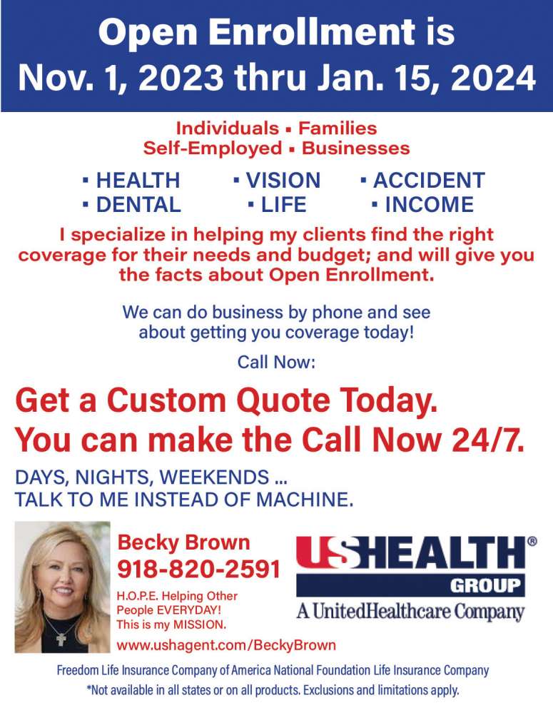 USHealth Group November 2023 Value News display ad image