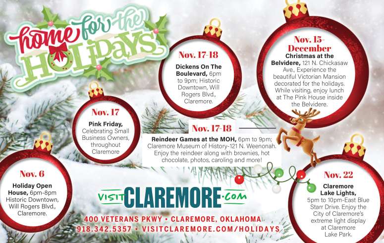 Visit Claremore November 2023 Value News display ad image