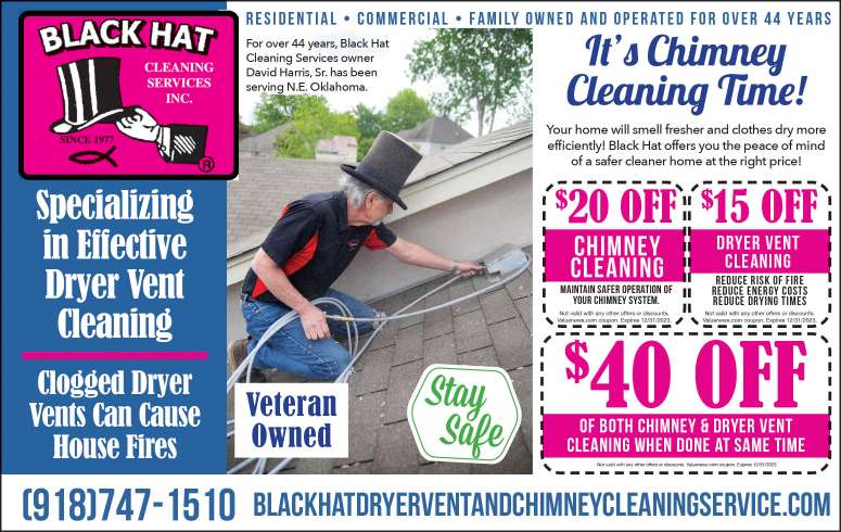 Black Hat Cleaning Services October 2023 Value News display ad image
