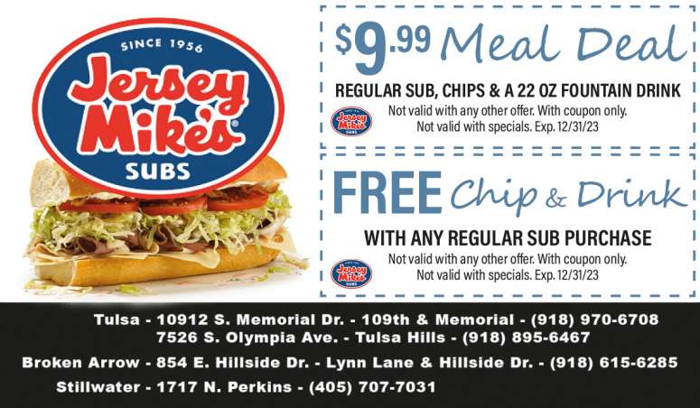 Jersey Mike's Subs October 2023 Value News display ad image