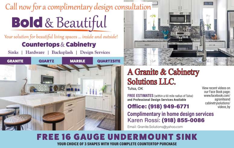 A Granite & Cabinetry Solutions LLC September 2023 Value News display ad image