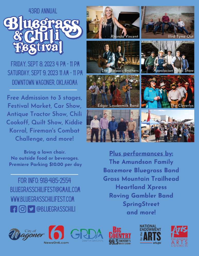 Blue Grass & Chili Festival September 2023 Value News display ad image
