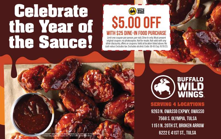 Buffalo Wild Wings September 2023 Value News display ad image