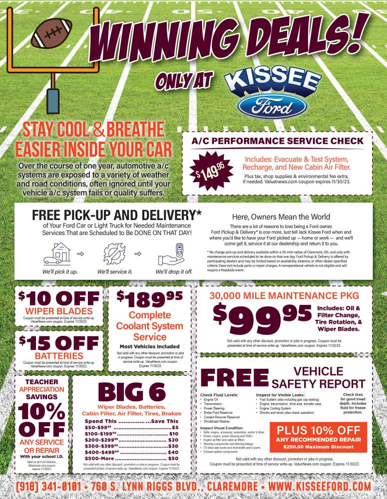 Jack Kissee Ford September 2023 Value News display ad image