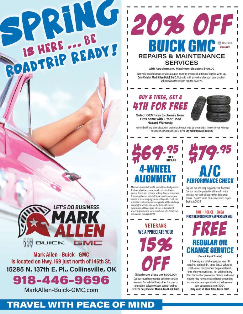 Mark Allen Buick GMC April 2024 Value News display ad image