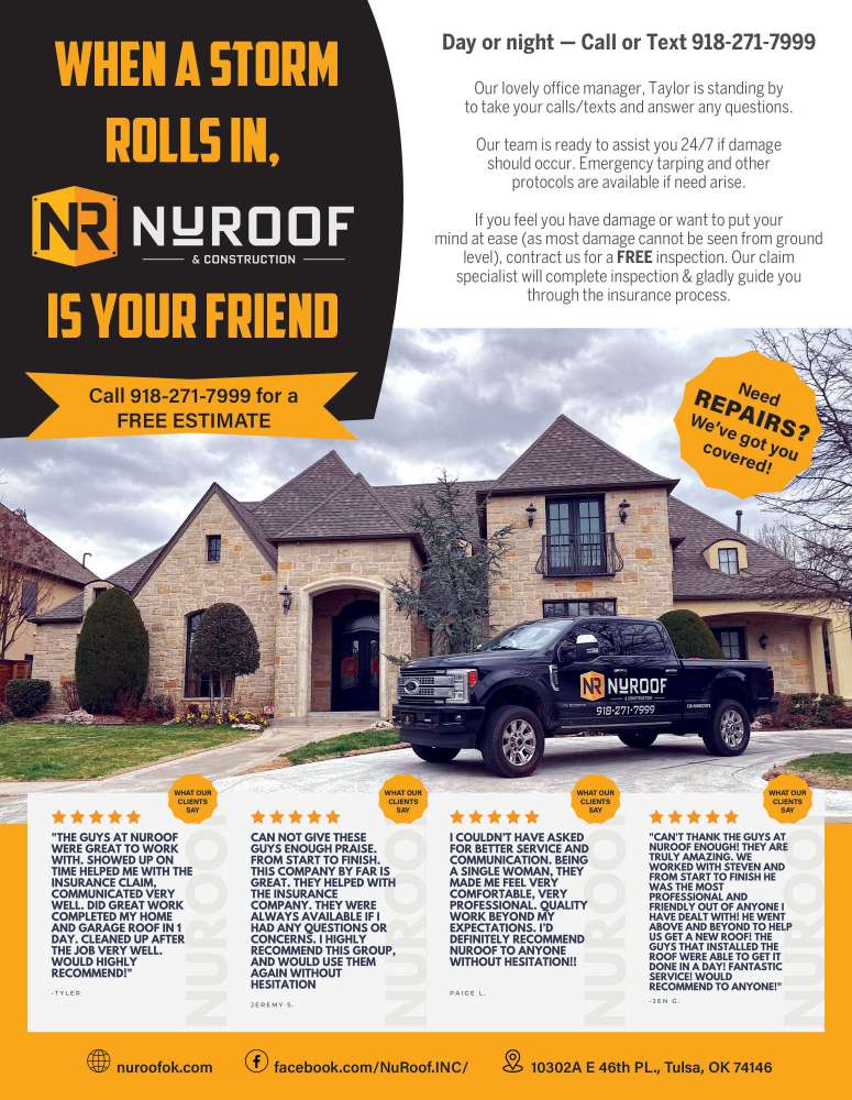 NuRoof & Construction April 2024 Value News display ad image