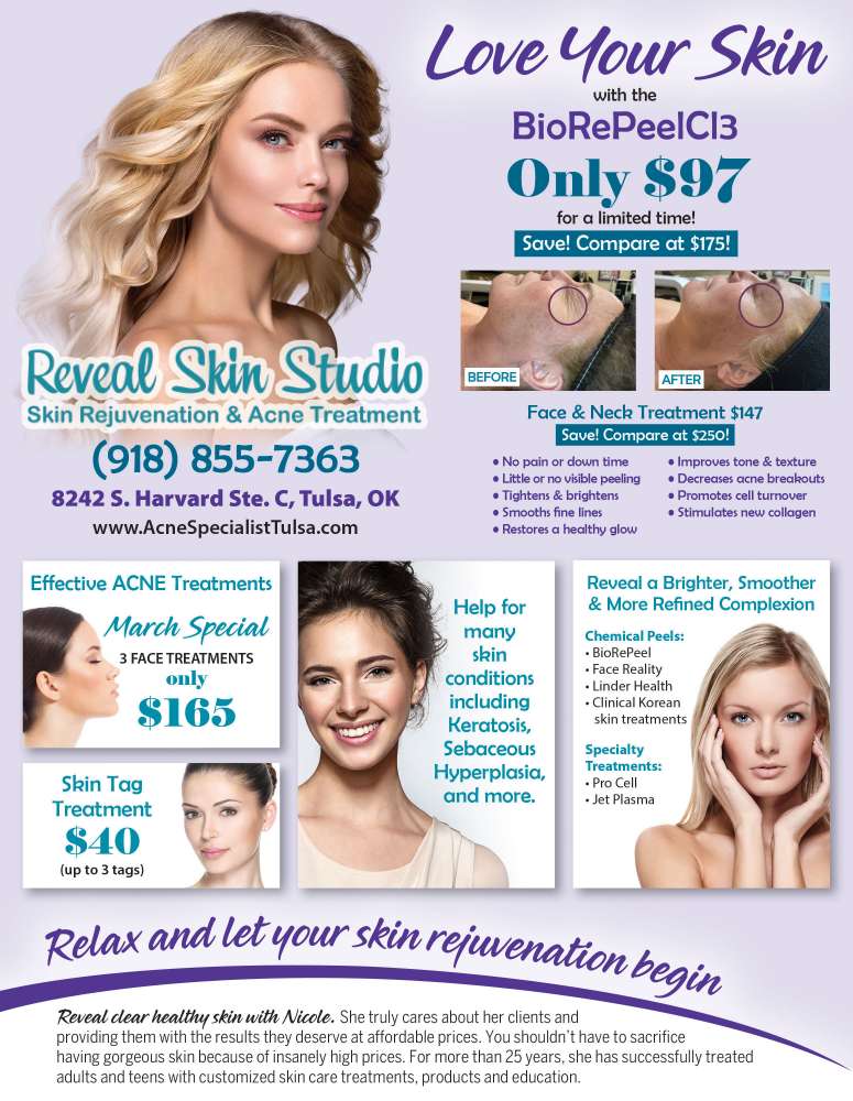 Reveal Skin Studio April 2024 Value News display ad image