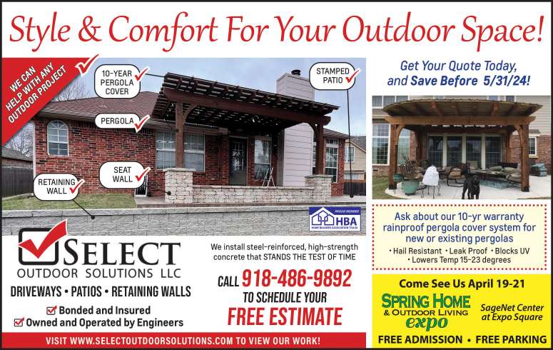 Select Outdoor Solutions April 2024 Value News display ad image