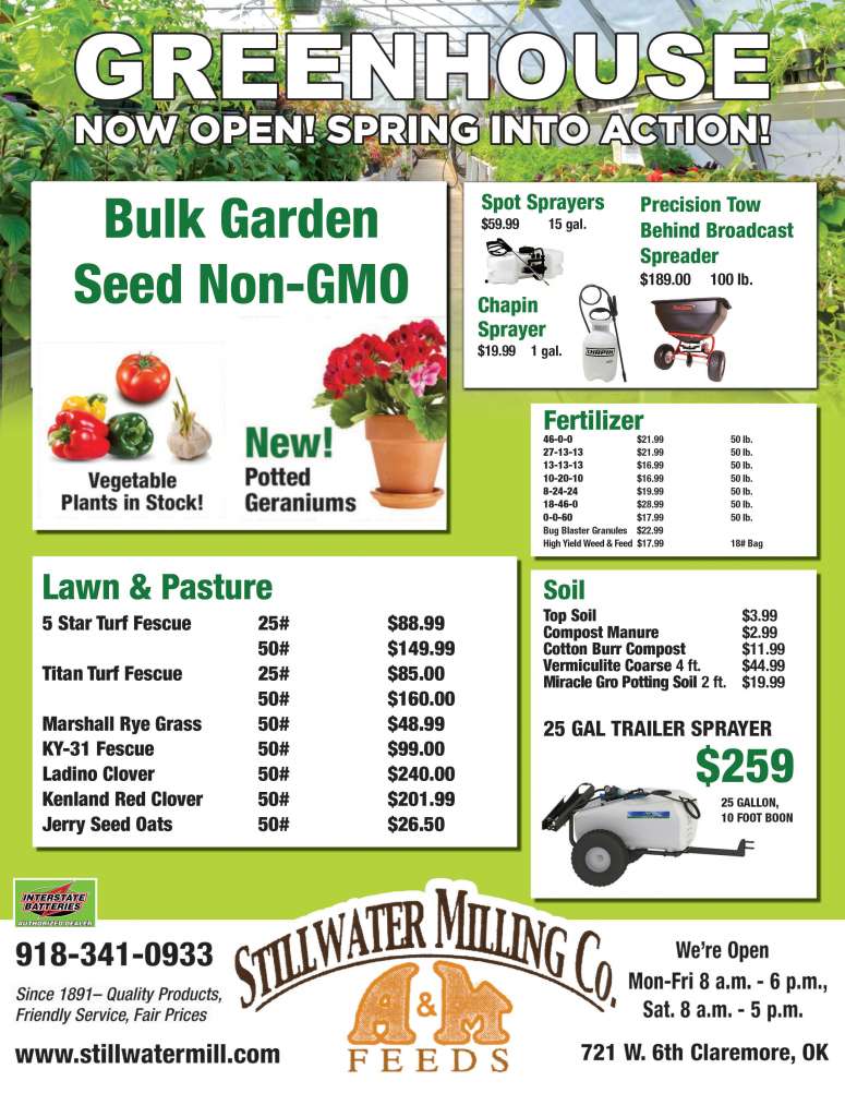 Stillwater Milling Co. April 2024 Value News display ad image