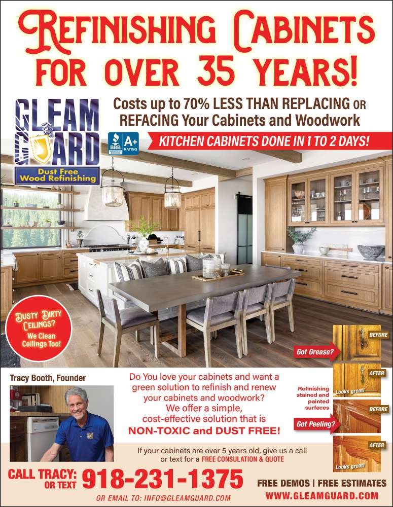 Gleam Guard Wood Refinishing February 2024 Value News display ad image