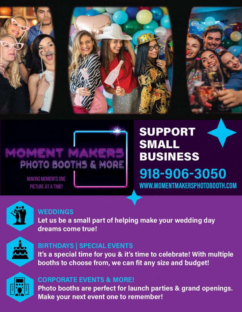 Moment Makers Photo Booths & More February 2024 Value News display ad image