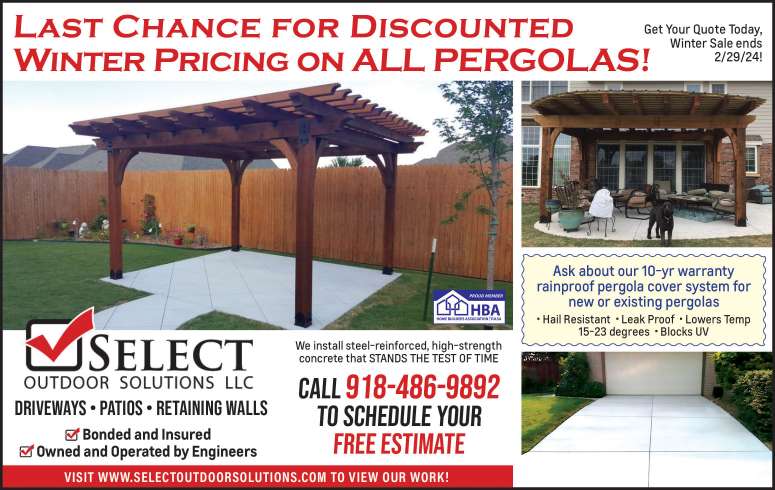 Select Outdoor Solutions February 2024 Value News display ad image