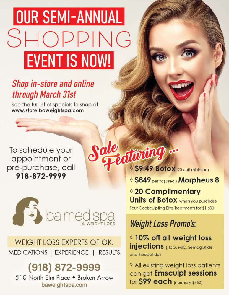 BA Med Spa & Weight Loss Center March 2024 Value News display ad image