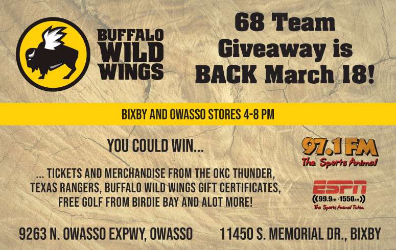 Buffalo Wild Wings March 2024 Value News display ad image